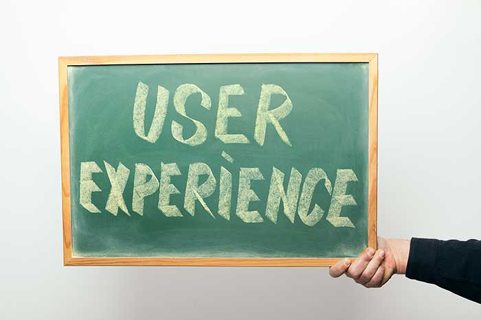Destination link to blog post called: Your New Year’s Resolution? Enhance UX on your website with these top tips